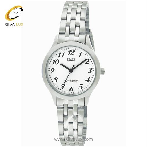 ساعت مچی اورجینال زنانه کیو اند کیو Q&Q نقره ای | نقره ای| سفید| کد رفرنس C01A-001PY