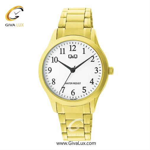 ساعت مچی اورجینال مردانه کیو اند کیو Q&Q طلایی | طلایی| سفید| کد رفرنس C02A-006PY