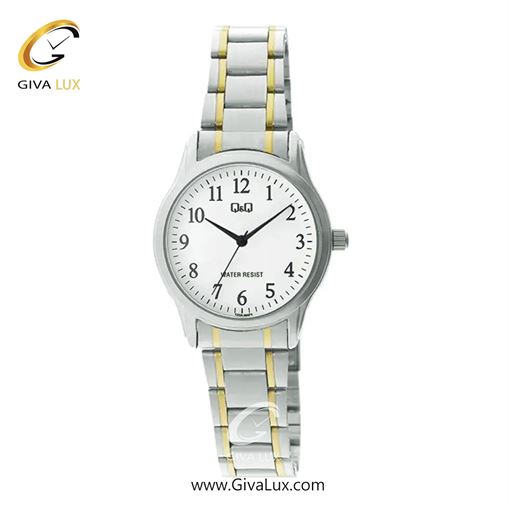ساعت مچی اورجینال زنانه کیو اند کیو Q&Q نقره ای | طلایی-نقره ای| سفید| کد رفرنس C03A-005PY