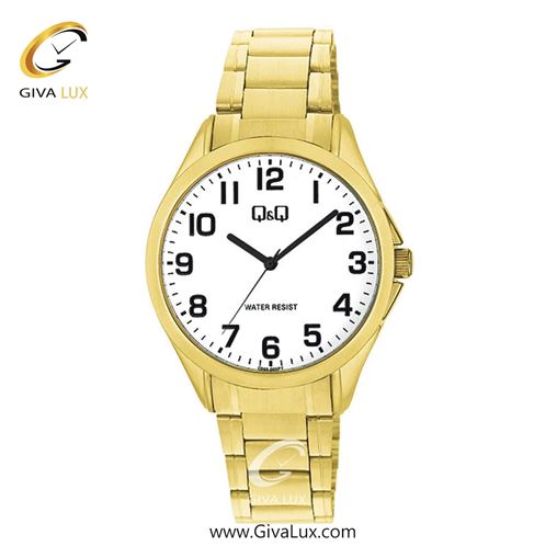 ساعت مچی اورجینال مردانه کیو اند کیو Q&Q طلایی | طلایی| سفید| کد رفرنس C04A-005PY