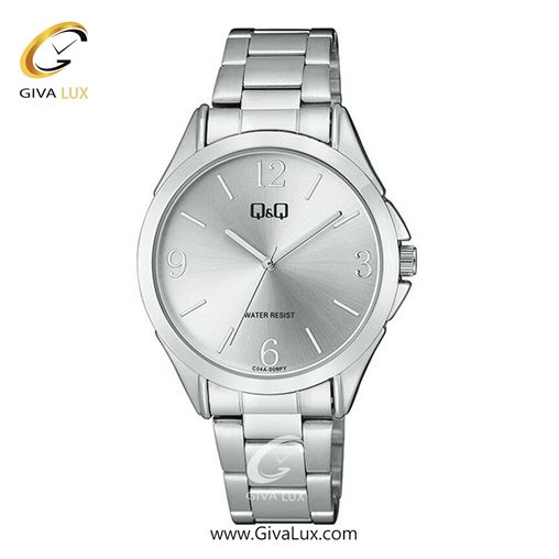 ساعت مچی اورجینال زنانه کیو اند کیو Q&Q نقره ای | نقره ای| نقره ای| کد رفرنس C04A-009PY
