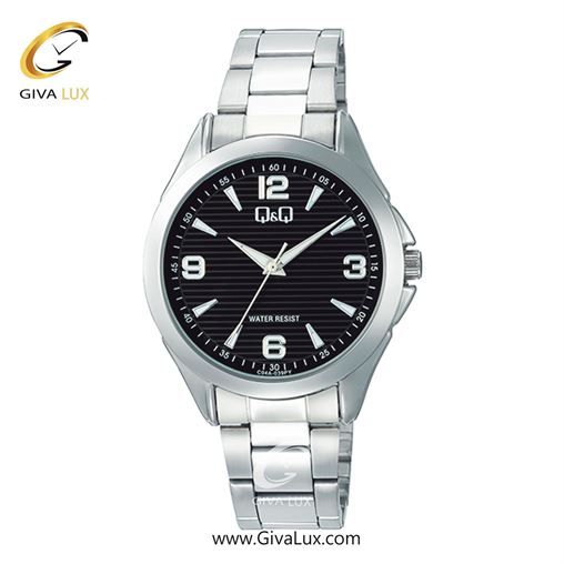 ساعت مچی اورجینال مردانه کیو اند کیو Q&Q نقره ای | نقره ای| مشکی| کد رفرنس C04A-039PY