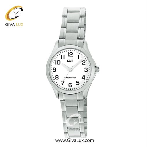 ساعت مچی اورجینال زنانه کیو اند کیو Q&Q نقره ای | نقره ای| سفید| کد رفرنس C05A-003PY
