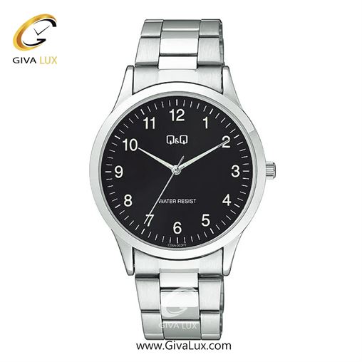 ساعت مچی اورجینال مردانه کیو اند کیو Q&Q نقره ای | نقره ای| مشکی| کد رفرنس C08A-002PY