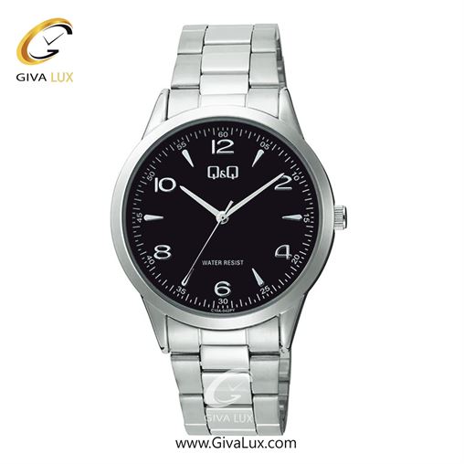 ساعت مچی اورجینال کیو اند کیو مردانه نقره ای | نقره ای | مشکی | کد رفرنس C10A042PY