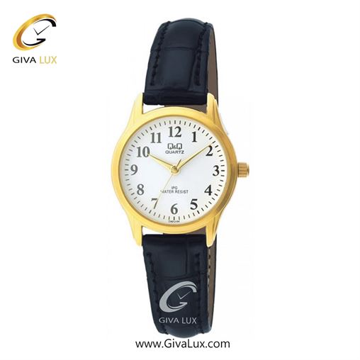 ساعت مچی اورجینال زنانه کیو اند کیو Q&Q طلایی | مشکی| سفید| کد رفرنس C169J104Y