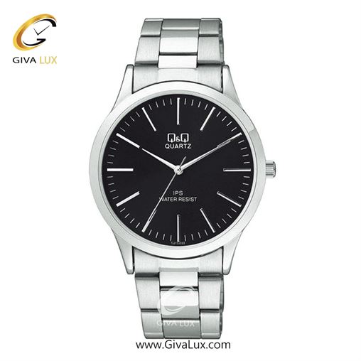 ساعت مچی اورجینال مردانه کیو اند کیو Q&Q نقره ای | نقره ای| مشکی| کد رفرنس C212J202Y