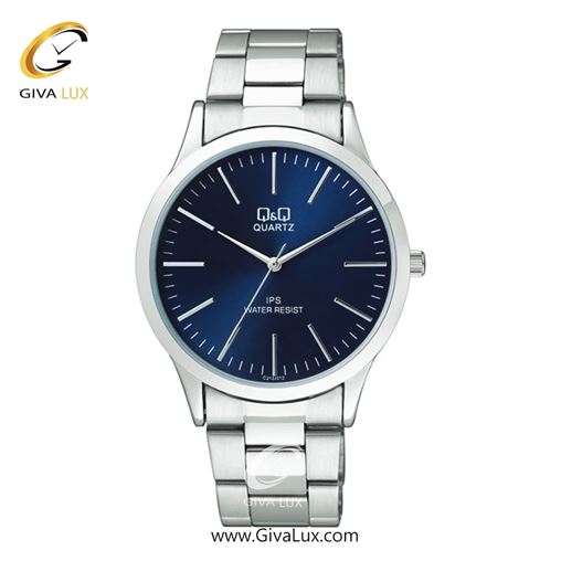 ساعت مچی اورجینال مردانه کیو اند کیو Q&Q نقره ای | نقره ای| سرمه ای| کد رفرنس C212J212Y