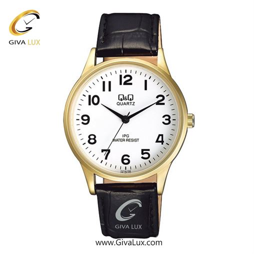 ساعت مچی اورجینال مردانه کیو اند کیو Q&Q طلایی | مشکی| سفید| کد رفرنس C214J104Y