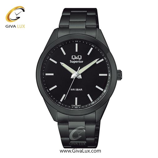 ساعت مچی اورجینال کیو اند کیو مردانه مشکی | مشکی | مشکی | کد رفرنس C22A004PY