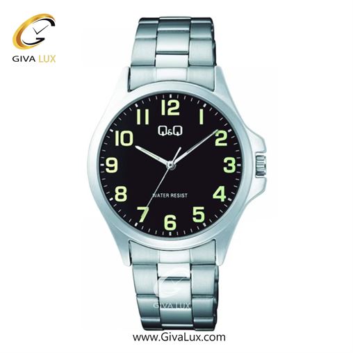 ساعت مچی اورجینال مردانه کیو اند کیو Q&Q نقره ای | نقره ای| مشکی| کد رفرنس C36A-006PY