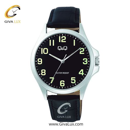 ساعت مچی اورجینال مردانه کیو اند کیو Q&Q نقره ای | مشکی| مشکی| کد رفرنس C36A-014PY