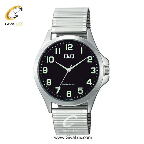 ساعت مچی اورجینال مردانه کیو اند کیو Q&Q نقره ای | نقره ای| مشکی| کد رفرنس C36A-025PY