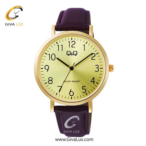 ساعت مچی اورجینال کیو اند کیو مردانه طلایی | قهوه ای | طلایی | کد رفرنس C36A010PY