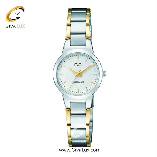 ساعت مچی اورجینال زنانه کیو اند کیو Q&Q نقره ای | نقره ای-طلایی| سفید| کد رفرنس C39A-005PY