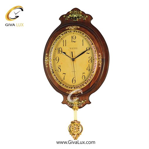 ساعت دیواری اورجینال والتر آلیاژ فلزی-چوب قهوه ای| کد رفرنس 522C
