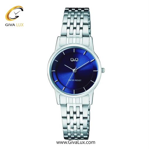 ساعت مچی اورجینال زنانه کیو اند کیو Q&Q نقره ای | نقره ای| آبی| کد رفرنس C63A-002PY