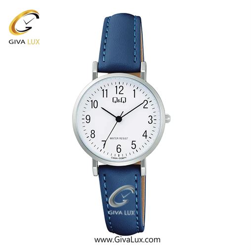 ساعت مچی اورجینال زنانه کیو اند کیو Q&Q نقره ای | آبی| سفید| کد رفرنس C66A-006PY