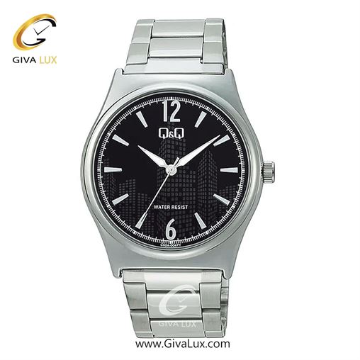 ساعت مچی اورجینال مردانه کیو اند کیو Q&Q نقره ای | نقره ای| مشکی| کد رفرنس C68A-004PY
