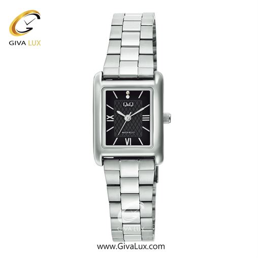 ساعت مچی اورجینال زنانه کیو اند کیو Q&Q نقره ای | نقره ای| مشکی| کد رفرنس C69A-005PY