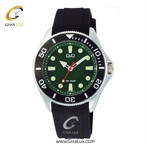 ساعت مچی اورجینال کیو اند کیو مردانه نقره ای-مشکی | مشکی | سبز | کد رفرنس C72A010PY