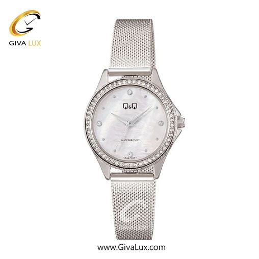 ساعت مچی اورجینال زنانه کیو اند کیو Q&Q  نقره ای | نقره ای| نقره ای| کد رفرنس C80A-003PY