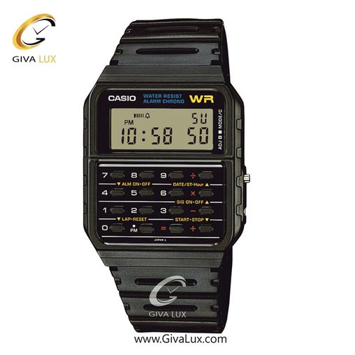 ساعت مچی اورجینال مردانه کاسیو Casio مشکی | مشکی| مشکی| کد رفرنس CA-53W-1Z