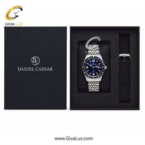  پک کادویی ساعت مچی مردانه دنیل سزار با بند اضافه پی یو کد رفرنس DC-1355 DC-1355-1.jpg
