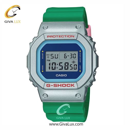ساعت مچی اورجینال مردانه کاسیو Casio نقره ای | سبز| آبی| کد رفرنس جی شاک G-Shock DW-5600EU-8A3