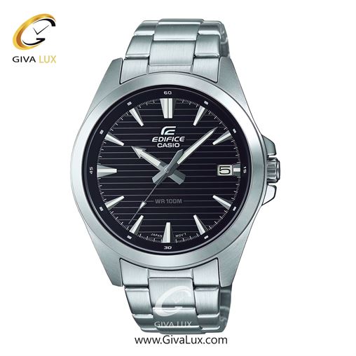 ساعت مچی اورجینال مردانه کاسیو Casio نقره ای | نقره ای| مشکی| کد رفرنس ادیفایس Edifice EFV-140D-1AVUDF