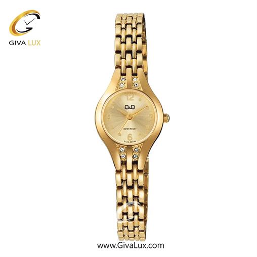 ساعت مچی اورجینال کیو اند کیو زنانه طلایی | طلایی | طلایی | کد رفرنس F12A001PY