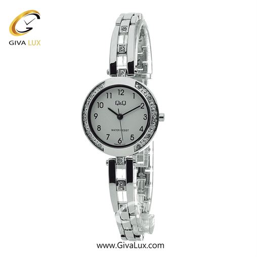 ساعت مچی اورجینال زنانه کیو اند کیو Q&Q نقره ای | نقره ای| سفید| کد رفرنس F639-204