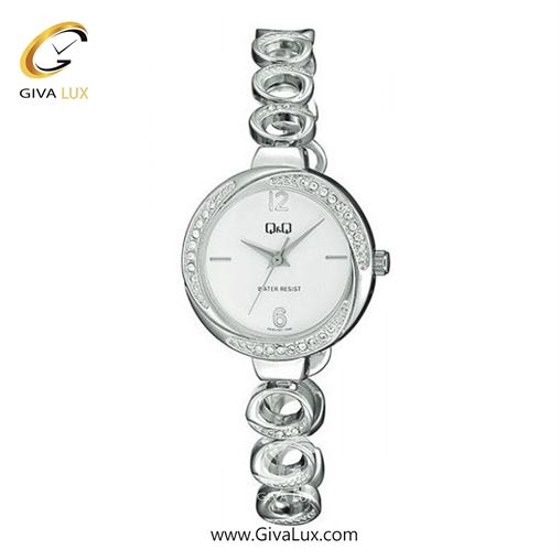ساعت مچی اورجینال زنانه کیو اند کیو Q&Q نقره ای | نقره ای| سفید| کد رفرنس F645J201Y