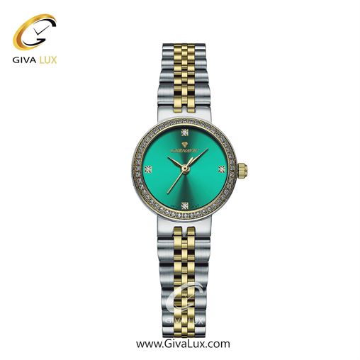 ساعت مچی اورجینال زنانه گرناویک نقره ای | نقره ای-طلایی| سبز| کد رفرنس G518