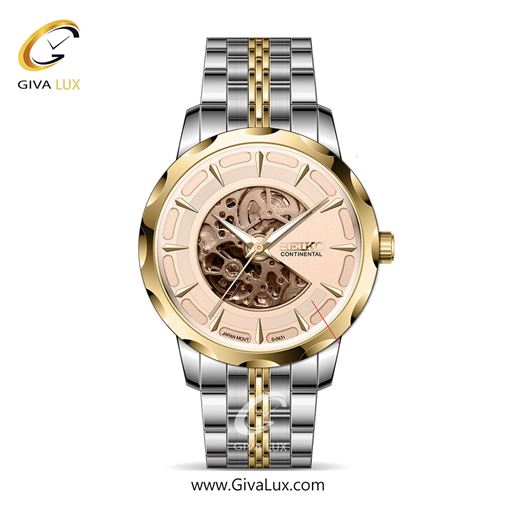 ساعت مچی اورجینال مردانه سیکو (کانتیننتال) | Seiko (Continental)  طلایی | طلایی-نقره ای| رزگلد| کد رفرنس 0431