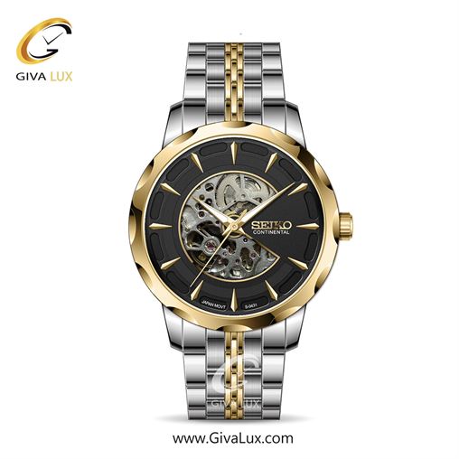 ساعت مچی اورجینال مردانه سیکو (کانتیننتال) | Seiko (Continental) طلایی | طلایی-نقره ای| مشکی| کد رفرنس 0431