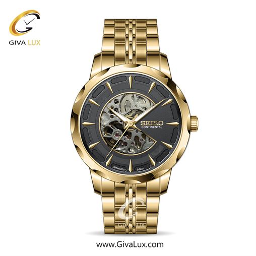 ساعت مچی اورجینال مردانه سیکو (کانتیننتال) | Seiko (Continental)   طلایی | طلایی| دودی|تیتانیوم| کد رفرنس 0431