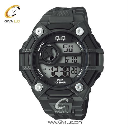 ساعت مچی اورجینال مردانه کیو اند کیو Q&Q مشکی | مشکی| مشکی| کد رفرنس G18A-001VY