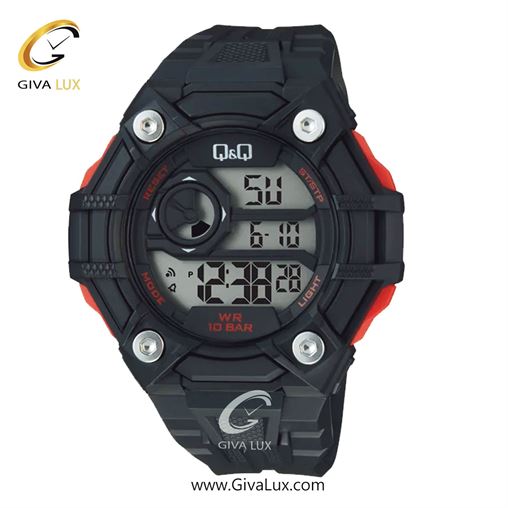ساعت مچی اورجینال مردانه کیو اند کیو Q&Q مشکی | مشکی| مشکی| کد رفرنس G18A-002VY