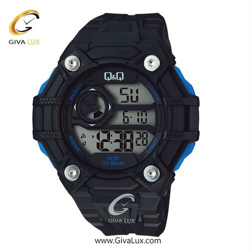ساعت مچی اورجینال مردانه کیو اند کیو Q&Q مشکی | مشکی| مشکی| کد رفرنس G18A-003VY