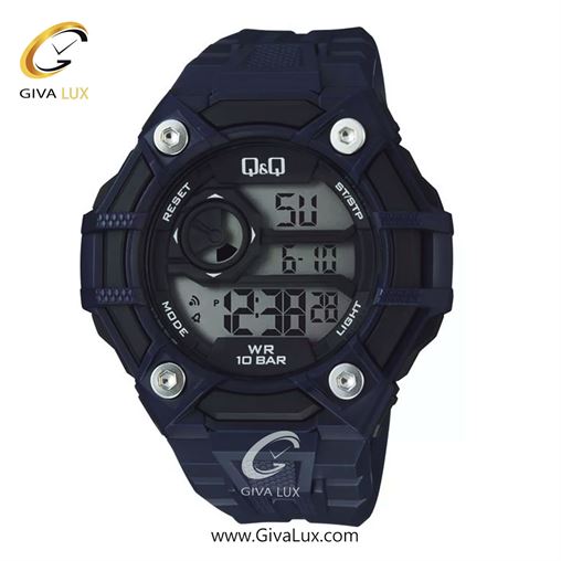 ساعت مچی اورجینال مردانه کیو اند کیو Q&Q مشکی-سرمه ای | سرمه ای| مشکی| کد رفرنس G18A-004VY