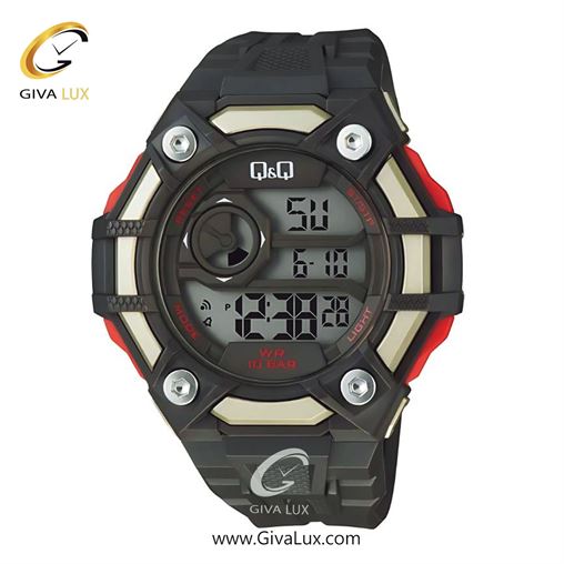 ساعت مچی اورجینال مردانه کیو اند کیو Q&Q خاکی-مشکی | مشکی| مشکی| کد رفرنس G18A-007VY