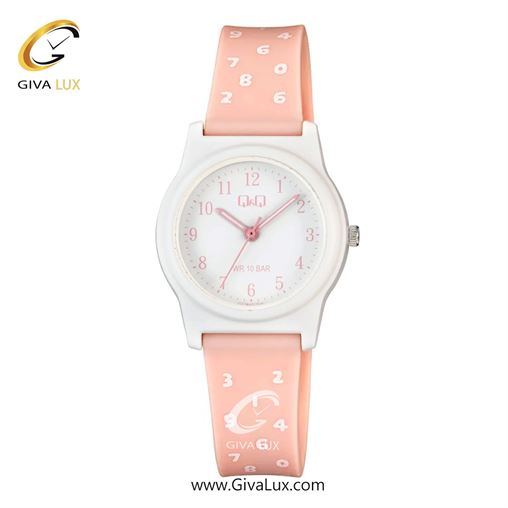 ساعت مچی اورجینال زنانه کیو اند کیو Q&Q سفید | صورتی| سفید| کد رفرنس G23A-017VY