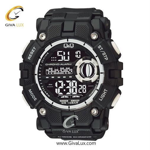 ساعت مچی اورجینال مردانه کیو اند کیو Q&Q مشکی | مشکی| مشکی| کد رفرنس G27A-002VY