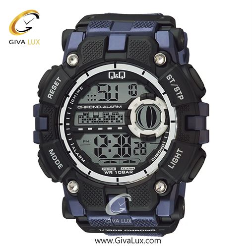 ساعت مچی اورجینال مردانه کیو اند کیو Q&Q مشکی-سرمه ای | سرمه ای| مشکی| کد رفرنس G27A-006VY