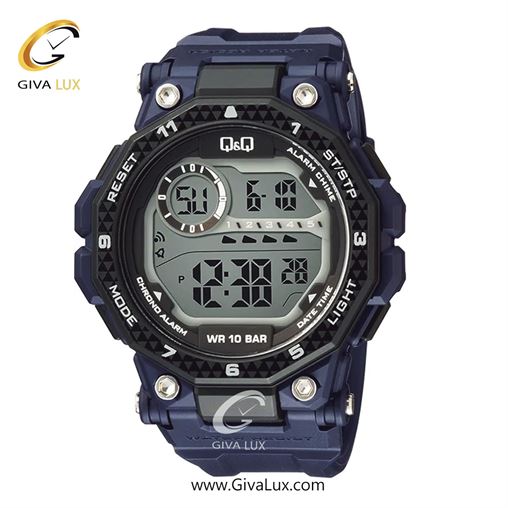 ساعت مچی اورجینال مردانه کیو اند کیو Q&Q سرمه ای-مشکی | سرمه ای| مشکی| کد رفرنس G28A-006VY