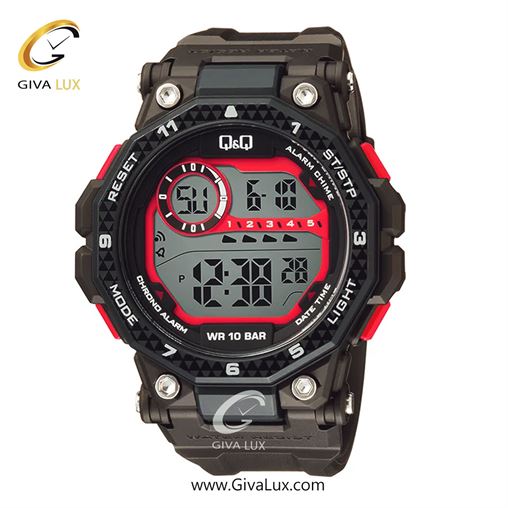 ساعت مچی اورجینال مردانه کیو اند کیو Q&Q مشکی-قهوه ای | قهوه ای| مشکی| کد رفرنس G28A-007VY