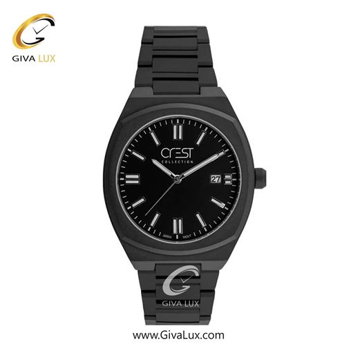 ساعت مچی اورجینال مردانه کرست نقره ای | نقره ای| مشکی| کد رفرنس Crest 6292-2 G6292-3.jpg