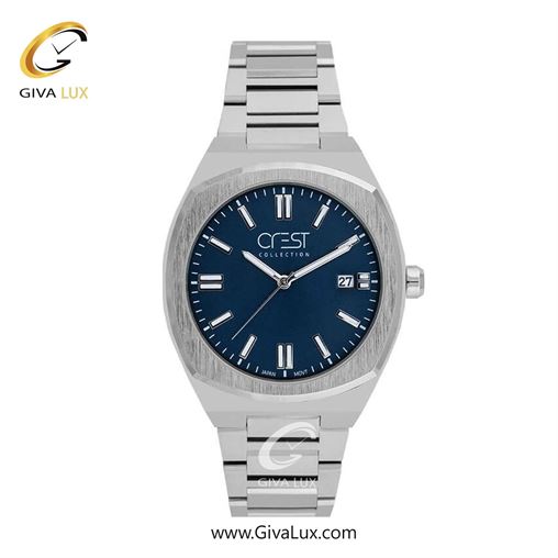 ساعت مچی اورجینال مردانه کرست نقره ای | نقره ای| مشکی| کد رفرنس Crest 6292-2 G6292-4.jpg