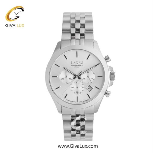 ساعت مچی اورجینال مردانه لاکسمی سه موتوره کرنوگراف نقره ای | نقره ای| سبز یشمی تیره| کد رفرنس 3-8838 G8517-1.jpg